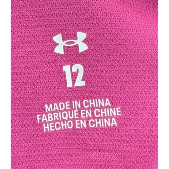 Under Armour Big Girls Size 12 Swimsuit UPF 50 One Piece UPF 50 Black Multicolor - Picture 7 of 7